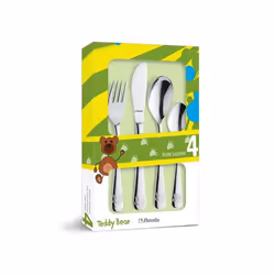 Amefa Teddy Bear services de couverts 4 pièce(s) Acier inoxydable