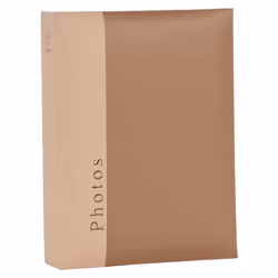 Henzo 50.206.04, Marron, 200 feuilles, 10 x 15, Reliure collée, Papier, Blanc