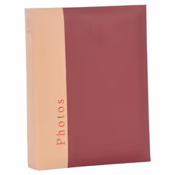 Henzo 50.206.09, Bourgogne, 200 feuilles, 10 x 15, Reliure collée, Papier, Blanc
