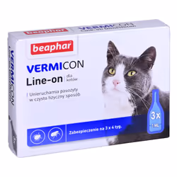 Beaphar 11901, Pipettes anti-puces et anti-tiques pour animaux de compagnie, Chat, 1 ml, Bouteille, Boîte, 3 pièce(s)
