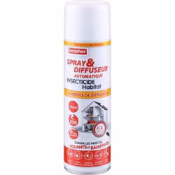 Beaphar Spray et Diffuseur Automatique Insecticide Habitat 500ml