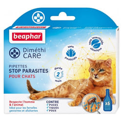 Beaphar Diméthicare Stop Parasites Chats 6 Pipettes