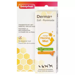 Beaphar Pommade Soin Vétérinaire Derma+ pour Chiens et Chats - Traitement Apaisant pour Problèmes Cutanés
