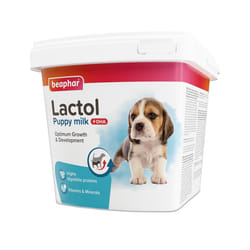 Beaphar Substitut de Lait en Poudre pour Chiot Chiots - Lactol - Aliment pour Chien & Santé Animale - 1 kg