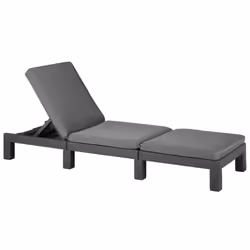 Allibert Daytona, Graphite, Gris, Couché(e)/assis(e), 650 mm, 1950 mm, 220 mm, 700 mm
