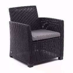 Allibert Corona ensemble de meubles de jardin Graphite, Gris