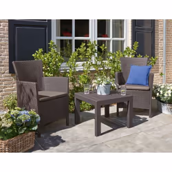 Keter Rosario ensemble de meubles de jardin Marron