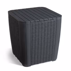 Allibert Luzon, Graphite, Polyvinyl chloride (PVC), Forme carrée, 390 mm, 390 mm, 43 cm