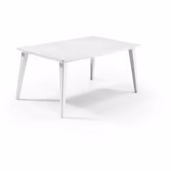 Allibert jardin Table Lima 160 6 personnes - Design contemporain - Blanc