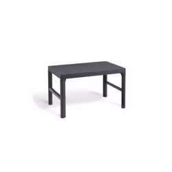 Allibert Lyon table graphite en osier plat