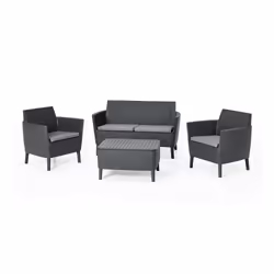 Jeu de canapés de jardin 8 pcs Salemo Graphite 236629 Keter - Graphite