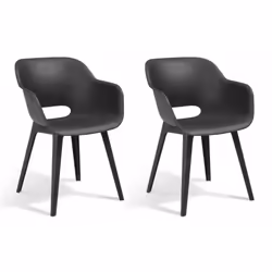 D'un design contemporain, la chaise d'extérieur Akola de la marque Keter est le choix idéal pour mettre en valeur votre espac ...