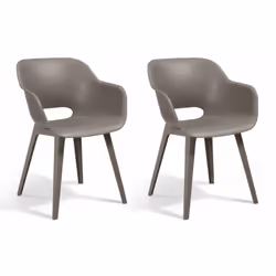 D'un design contemporain, la chaise d'extérieur Akola de la marque Keter est le choix idéal pour mettre en valeur votre espac ...