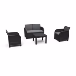 Keter 249561, Graphite, Gris, Rotin, 59 cm, 59 cm, 43 cm, 65 cm