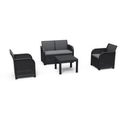 Keter 249561 ensemble de meubles de jardin Graphite, Gris