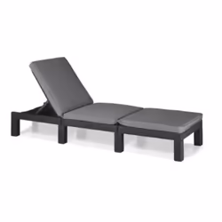 Keter Daytona Deluxe, Gris, Couché(e)/assis(e), Gris, 650 mm, 1950 mm, 255 mm