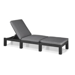 Keter Daytona Deluxe chaise de plage Gris Couché(e)/assis(e)