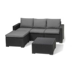 Keter 17212692 ensemble de meubles de jardin Graphite, Gris