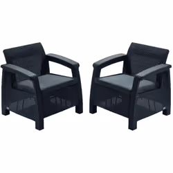 Améliorez votre espace extérieur avec le fauteuil Corfu. Cette chaise ergonomique, à la fois légère et robuste, présente une ...
