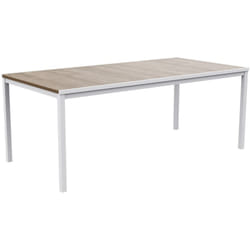 Keter - Table porto 200 avec effet bois et structure blanche