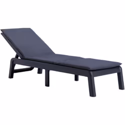 Le bain de soleil formentera est le transat parfait pour les balcons, jardins ou les bords de piscine. Avec ses 4 positions i ...