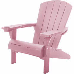 Découvrez l'apparence et la sensation du bois sans les soucis d'entretien. La chaise de jardin Adirondack offre un confort de ...