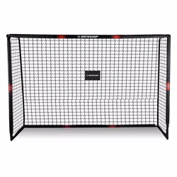 But de Football - Dunlop - 240x160x85 cm - Métal - Résistant aux intempéries - Sécurisé avec mousse EPE