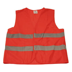 EDM - Gilet de sécurité réfléchissant 2 bandes orange homologué