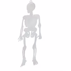 Squelettes Halloween Phosphoréscents - Pack De 10 Pcs - 15 Cms.