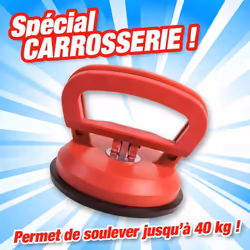 Ventouse en caoutchouc Kinzo Ventouse en caoutchouc Kinzo - capacité 25 kg - Ø 115 mm - ABS - avec poignée et levier rapide. ...