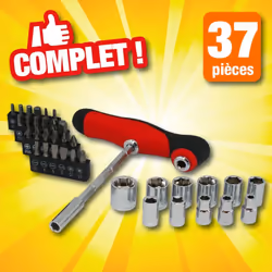 Ensemble de 37 outils et embouts de vissage Ensemble de 37 outils et embouts de vissage