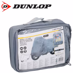 Housse de protection pour moto, taille L. Matériau : PVC/coton.