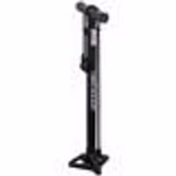 Pompe à Vélo - Dunlop - Presta/Dunlop/Schrader - 2 Adaptateurs - 63 cm - Noir