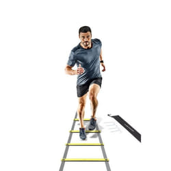 Échelle dentraînement Dunlop - Plastique - 4 barreaux - 4m - Facile à installer et ajuster