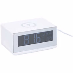 Grundig - Réveil withWireless Charger White Horloge numérique de chambre WithWireless Charger White Horloge numérique de chambre