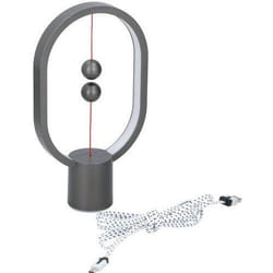 Lampe elliptique magnétique Balance - GRUNDIG - Gris - Allumage magnétique - Design moderne et minimaliste