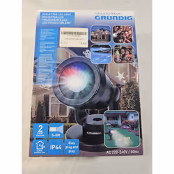 Projecteur LED GRUNDIG - Noir Le projecteur LED de Grundig est une solution simple et rapide pour décorer votre maison, terra ...