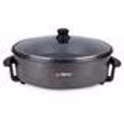 alpina Poêle Multicuiseur - Casserole - Électrique - avec Thermostat - XXL Ø 42cm - 1500W
