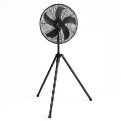 Ventilateur sur pied LIFETIME AIR 50W 3 vitesses Ø45cm Argent