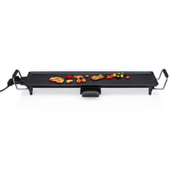 Plancha Grill Teppanyaki 2000W Style Japonais Plaque de cuisson 70 x 23cm Révetement Anti-adhésive ALPINA