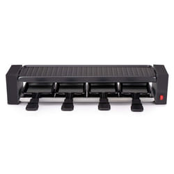 Appareil à raclette 4 personnes - ALPINA - Polyvalent Grill + Raclette - Revêtement Anti-adhésif - 800W