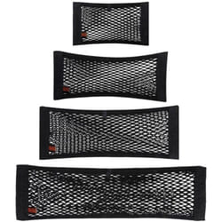 Black&decker - Black+Decker Red de Bagages de voiture 4 pièces -- Stockage -- 4 tailles différentes -- Noir