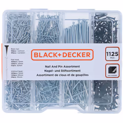 [Contenu] Cet assortiment complet de 1125 ongles vous offre une grande variété de choix pour tous vos projets de bricolage. [ ...