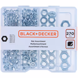[Contenu] Cet assortiment complet de 270 pièces vous offre une solution de vissage polyvalente pour tous vos projets de brico ...