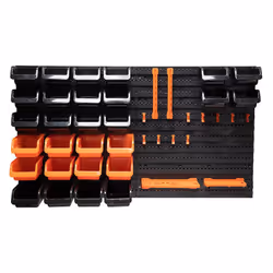 [Contenu] Ensemble complet de 43 pièces pour ranger et organiser vos outils et accessoires de bricolage. [Dimensions] Dimensi ...
