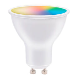 Ampoule Intelligente RGB+GU10 4.9W Alpina Ampoule led Connectée 400lm 2700-6500K 110° - 5x5.4cm