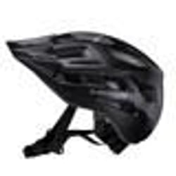 Casque de vélo - Dunlop - M - Noir - Réglable 55-58 cm - 6 LED avec 3 modes déclairage