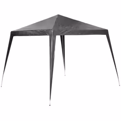 Tente tonnelle de jardin type chapiteau dimensions : 3 x 3 x 2.5 mètres - Toit polyester résistant à l'eau. Tente Gazebo 3 x  ...