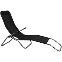 Lifetime Chaise de plage Noir 187 x 60 x 93 cm