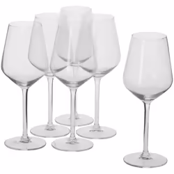 Alpina Jeu de verres à vin Transparent 370 ml (6 Unités)